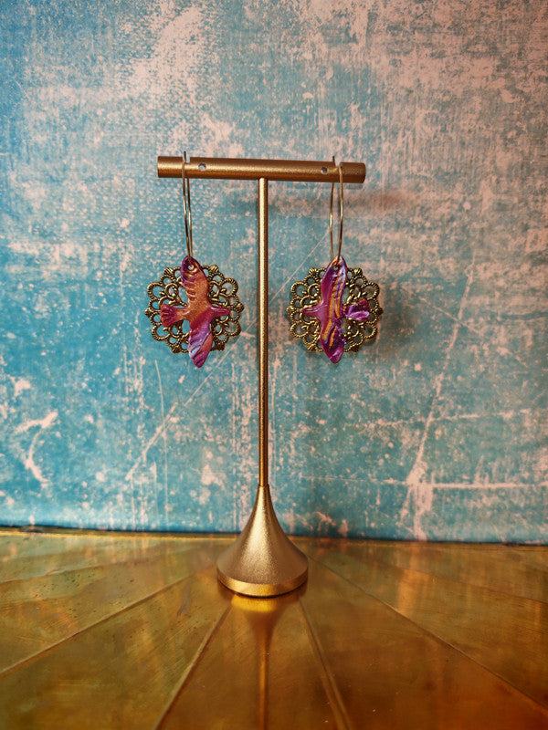 Boucles d'oreilles unique