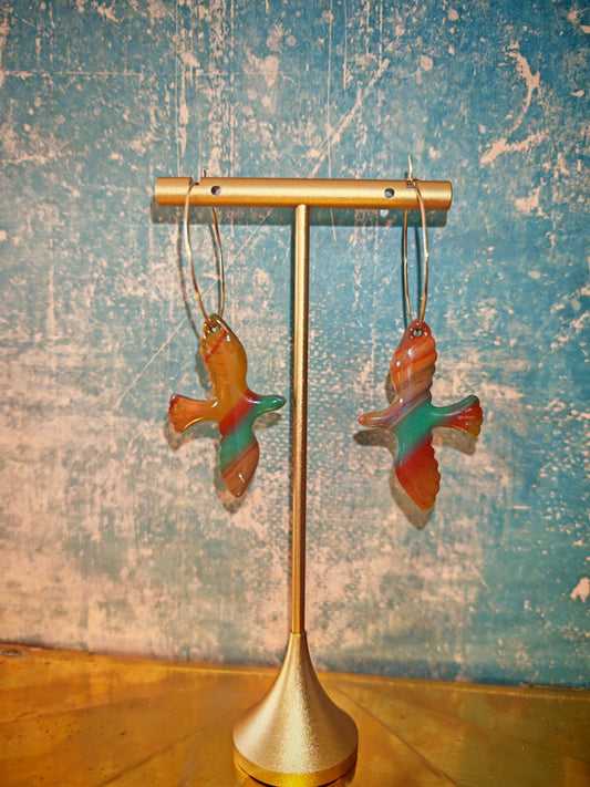 Boucles d'oreilles unique