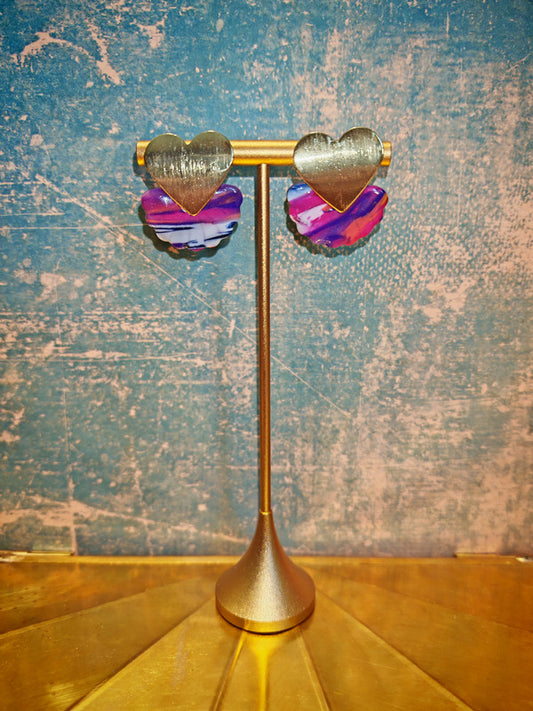 Boucles d'oreilles unique