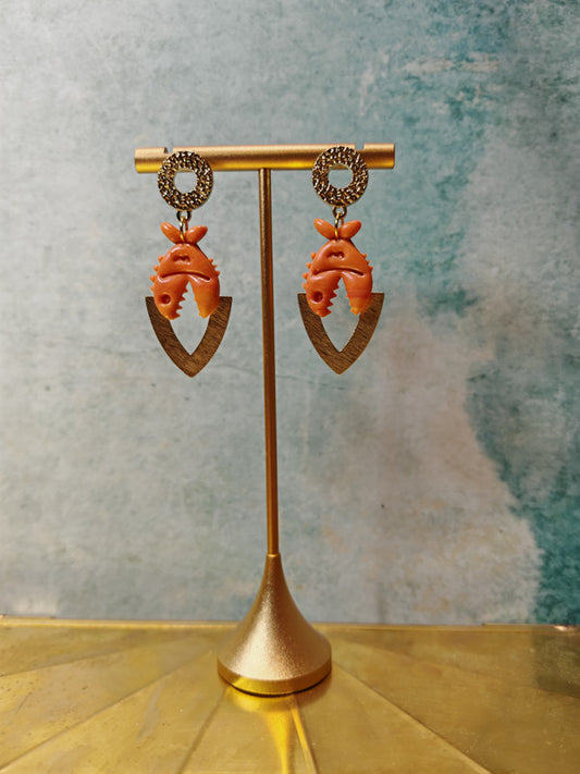 Boucles d'oreilles unique